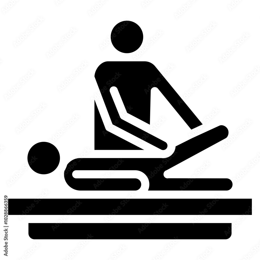 Physical Therapy icon vector image. Can be used for Physical Wellbeing. Physical Therapy icon vector image. Can be used for Physical Wellbeing.