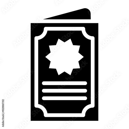 Eid Card icon vector image. Can be used for Eid al Adha. photo