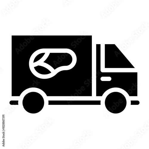 Meat Distribution icon vector image. Can be used for Eid al Adha.
