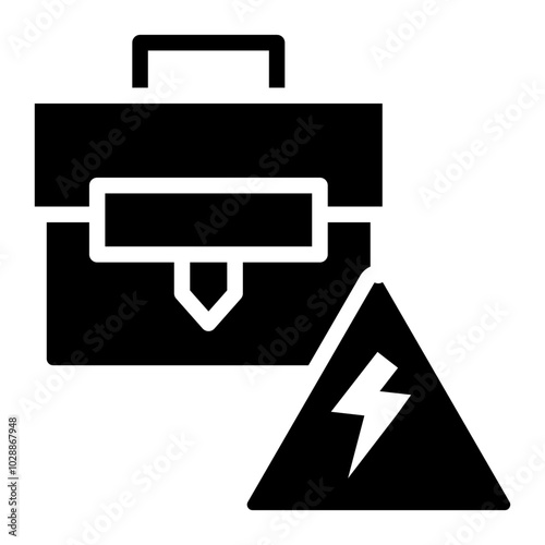 Outage icon vector image. Can be used for Business Disruption.