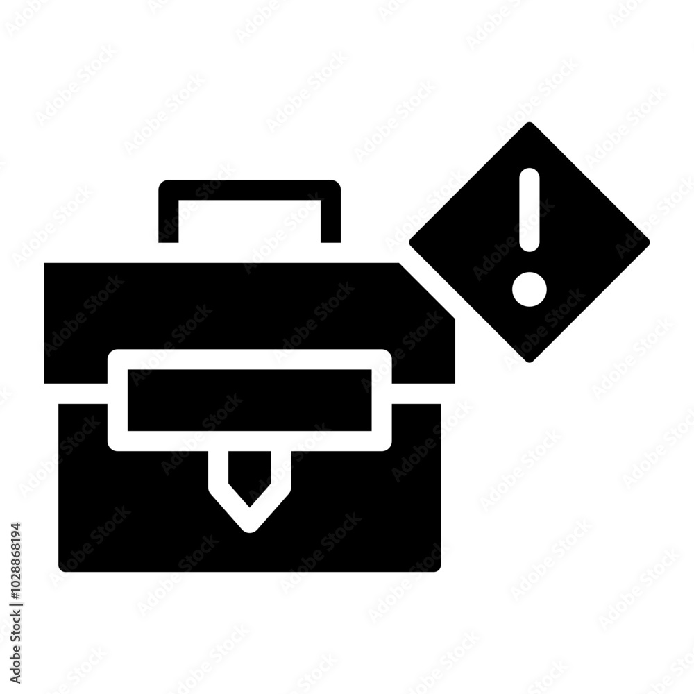 Warning icon vector image. Can be used for Business Disruption. Warning icon vector image. Can be used for Business Disruption.