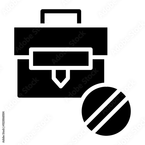 Unavailability icon vector image. Can be used for Business Disruption.