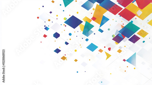 幾何学模様の背景素材