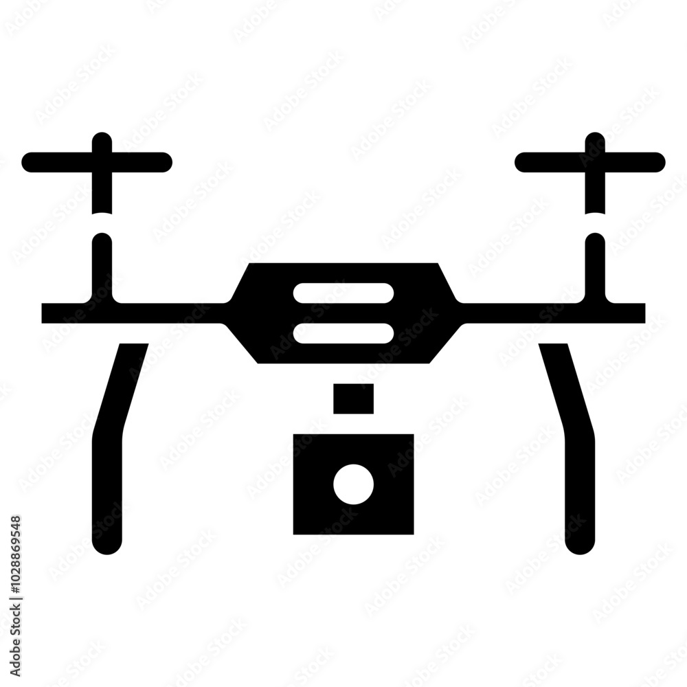 Drone icon vector image. Can be used for Airplane. Drone icon vector image. Can be used for Airplane.