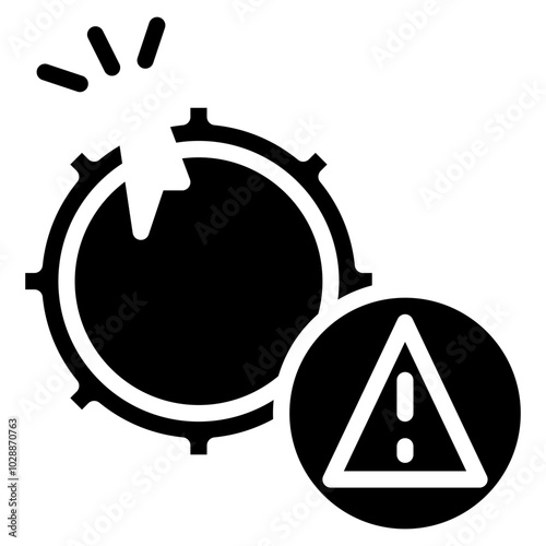 Disruption icon vector image. Can be used for Digital Disruption.
