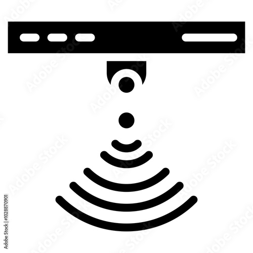 Sensor Technology icon vector image. Can be used for Digital Disruption.