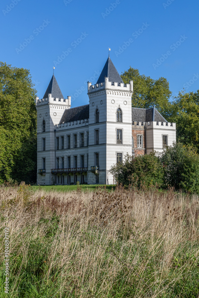 White castle Beverweerd in Utrecht in the Netherlands