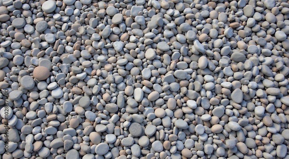 Background of smooth pebbles in grey tones for textures and design concepts Background of smooth pebbles in grey tones for textures and design concepts