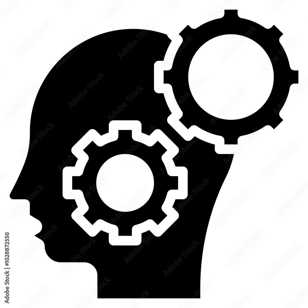 Cognitive Load icon vector image. Can be used for ADHD. Cognitive Load icon vector image. Can be used for ADHD.