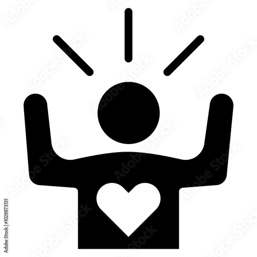 Self Esteem icon vector image. Can be used for ADHD.