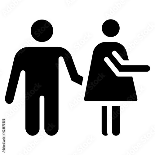 Harassment icon vector image. Can be used for Bullying in Society.