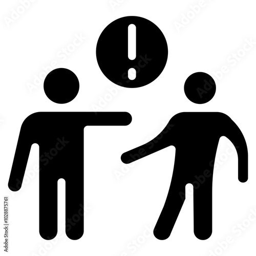 Humiliation icon vector image. Can be used for Bullying in Society.
