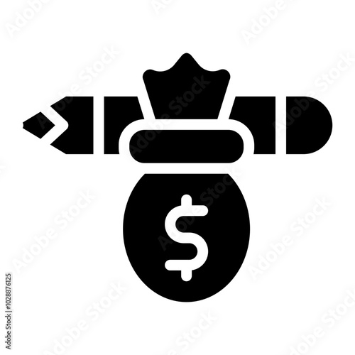 Bilde på lerret Bequest icon vector image. Can be used for Inheritance.