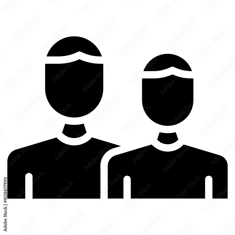 Sidekicks icon vector image. Can be used for Social Relationship. Sidekicks icon vector image. Can be used for Social Relationship.