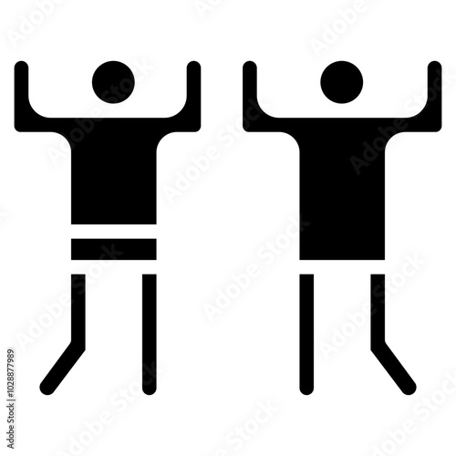 Playmates icon vector image. Can be used for Social Relationship.