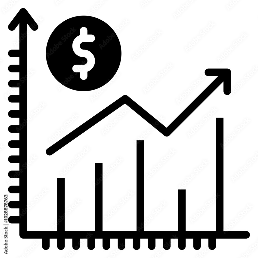 Forecast icon vector image. Can be used for Market Research. Forecast icon vector image. Can be used for Market Research.