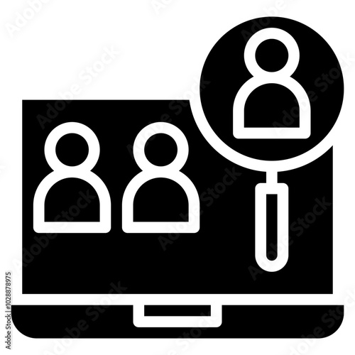 Sampling icon vector image. Can be used for Market Research.