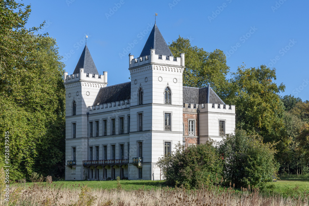 White castle Beverweerd in Utrecht in the Netherlands White castle Beverweerd in Utrecht in the Netherlands