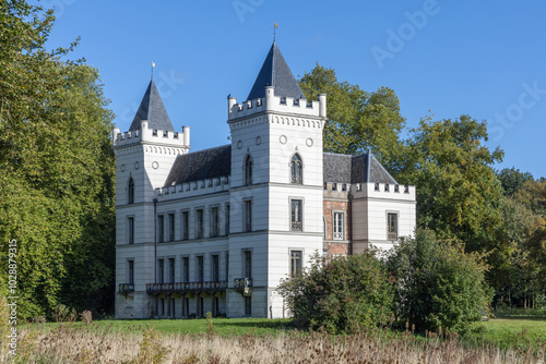 White castle Beverweerd in Utrecht in the Netherlands photo