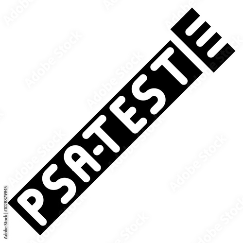 PSA Test icon vector image. Can be used for Medical Tests.
