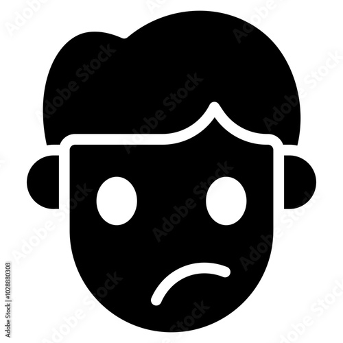 Curious icon vector image. Can be used for Human Emotions.