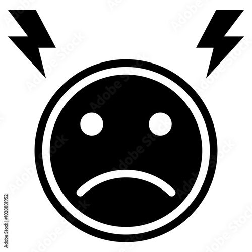 Tension icon vector image. Can be used for Burnout.