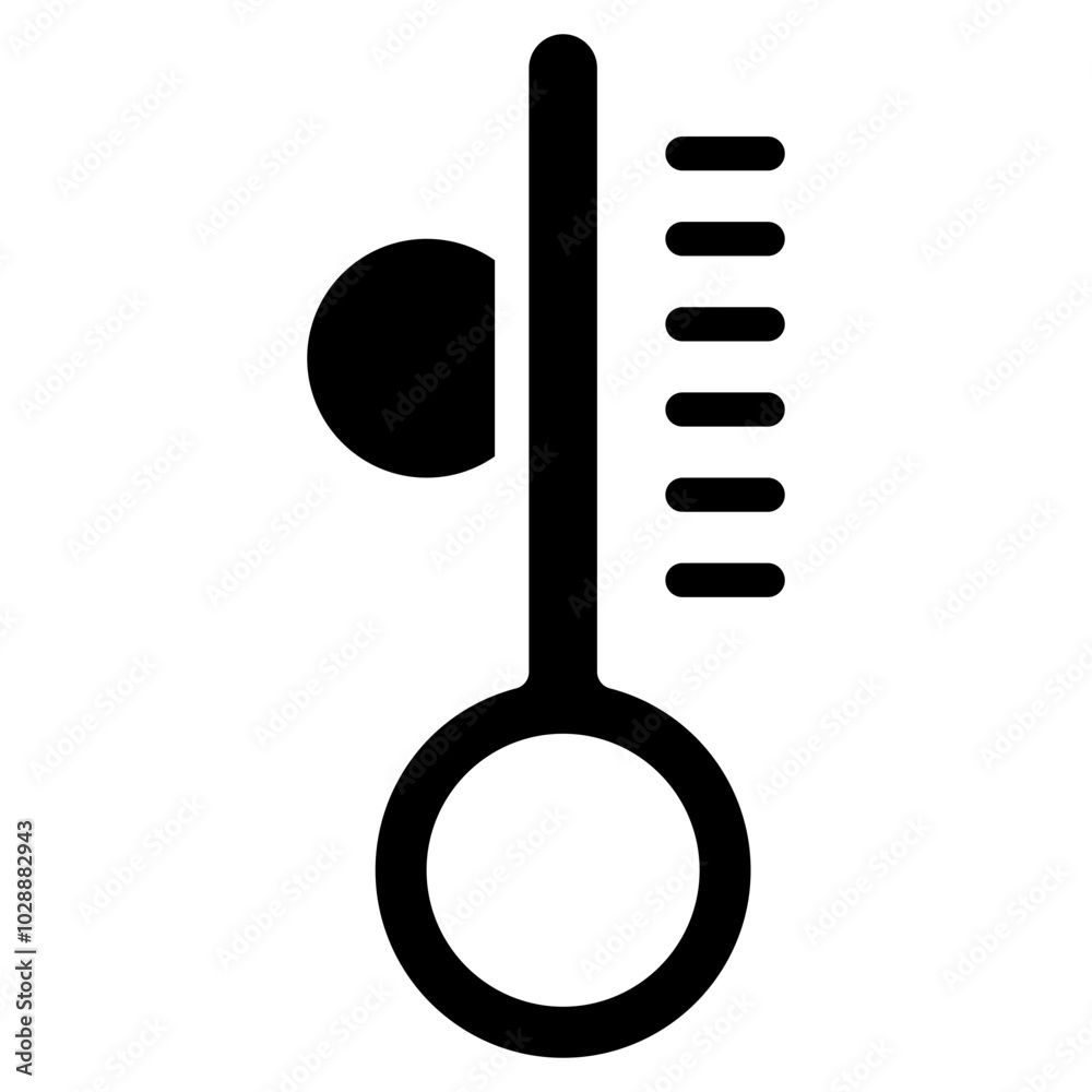 Temperature icon vector image. Can be used for 3d Printing. Temperature icon vector image. Can be used for 3d Printing.