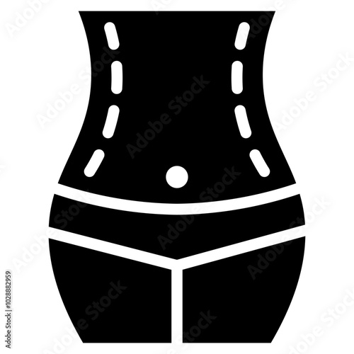 Body Contouring icon vector image. Can be used for Plastic and Cosmetic Surgery.