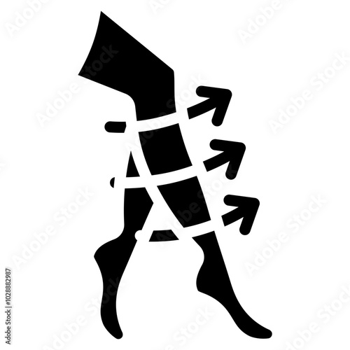 Compression Garment icon vector image. Can be used for Plastic and Cosmetic Surgery.