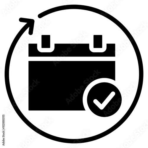 Follow up Appointment icon vector image. Can be used for Plastic and Cosmetic Surgery.