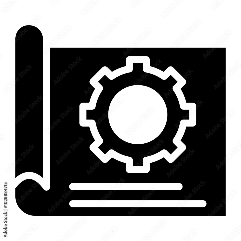 Technical Draft icon vector image. Can be used for Engineer in Mechanics. Technical Draft icon vector image. Can be used for Engineer in Mechanics.