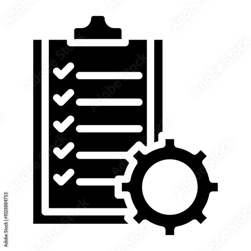 Technical Specifications icon vector image. Can be used for Engineer in Mechanics.