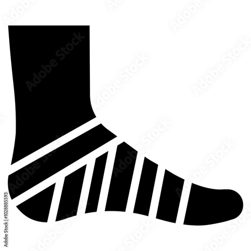 Sprain icon vector image. Can be used for Body Ache.