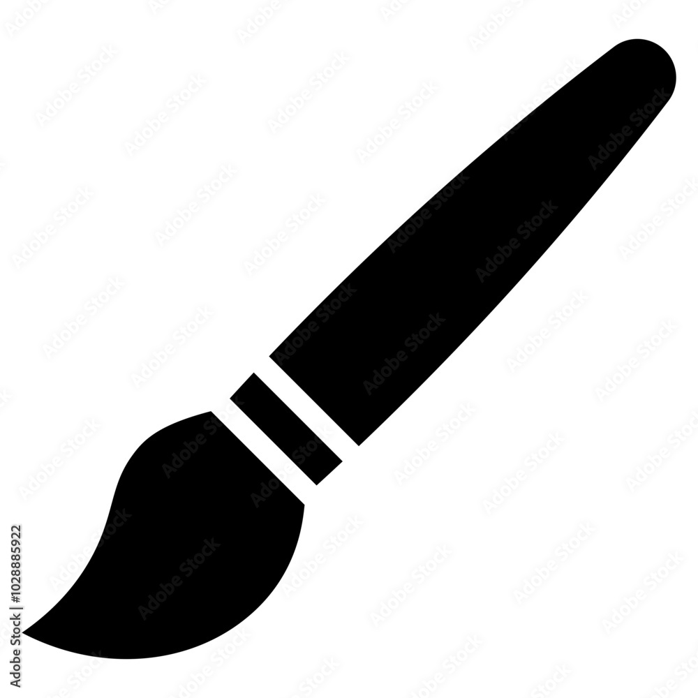 Paintbrush icon vector image. Can be used for Crafting. Paintbrush icon vector image. Can be used for Crafting.