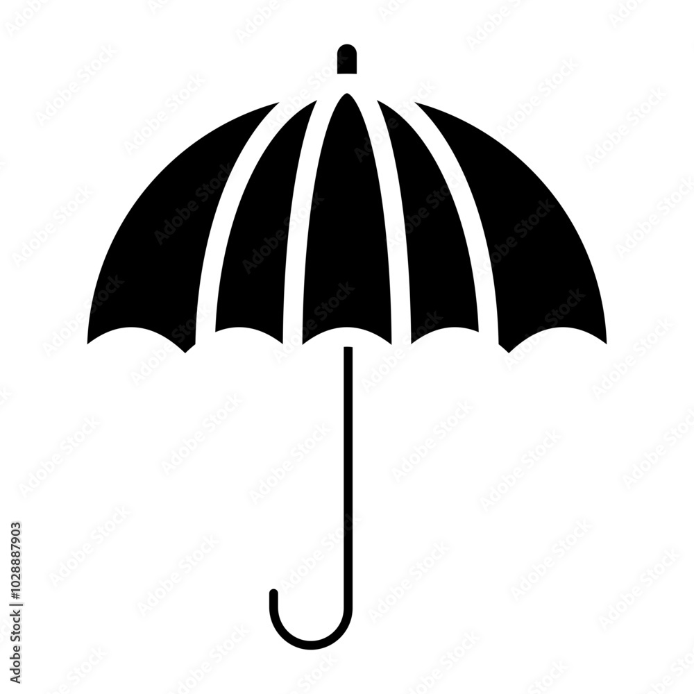 Beach Umbrella icon vector image. Can be used for Retirement. Beach Umbrella icon vector image. Can be used for Retirement.