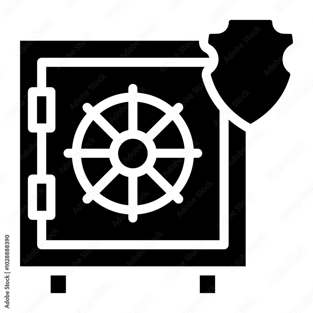 Cyber vault icon vector image. Can be used for Information Security. Cyber vault icon vector image. Can be used for Information Security.