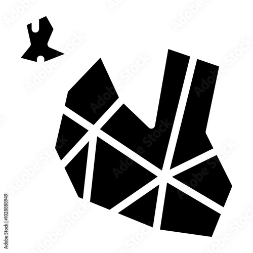 Ore icon vector image. Can be used for Mining And Crafting.