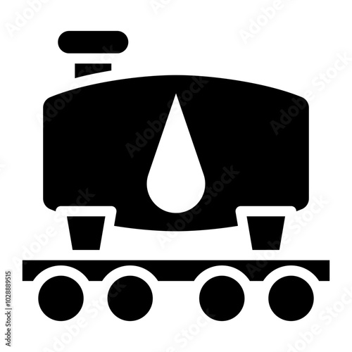 Fuel Tank icon vector image. Can be used for Oil And Gas.