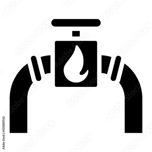 Natural Gas icon vector image. Can be used for Oil And Gas.