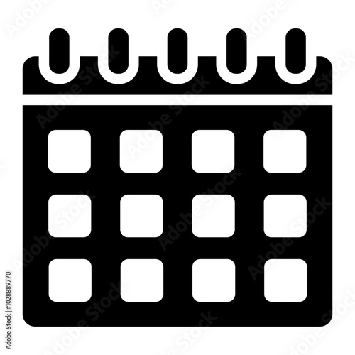 Date Calendar icon vector image. Can be used for Dating App.