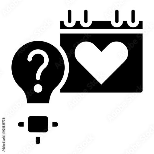 Date Ideas icon vector image. Can be used for Dating App.