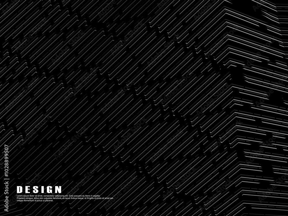 Abstract futuristic dark black background with modern design. Realistic 3d wallpaper with luxury lines. Perfect background for posters, websites, brochures, banners, apps, etc. Abstract futuristic dark black background with modern design. Realistic 3d wallpaper with luxury lines. Perfect background for posters, websites, brochures, banners, apps, etc.