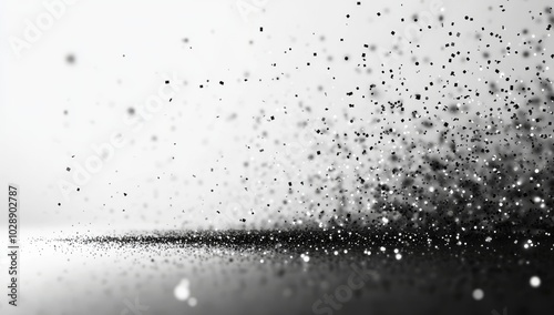 Wallpaper Mural An overlay of sparkling diamonds over silver confetti in a transparent PNG format Torontodigital.ca
