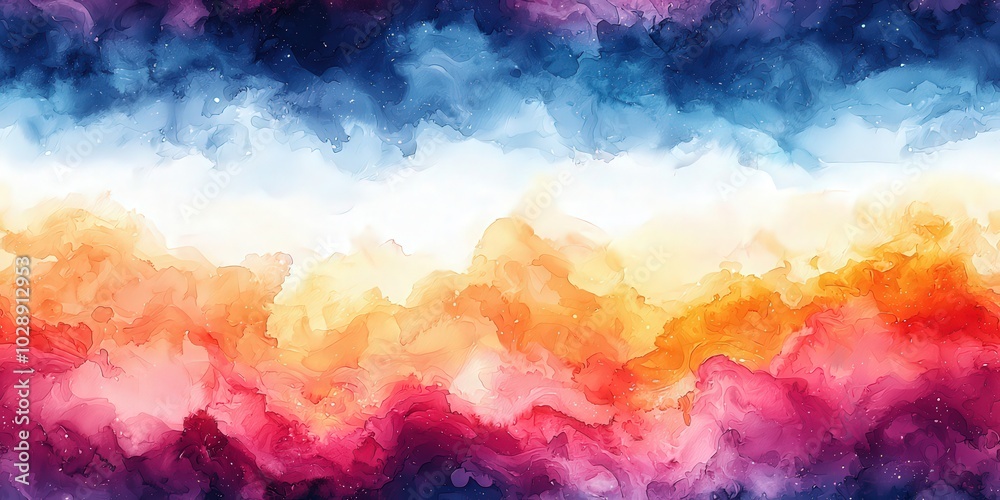 Abstract tie-dye pattern with vibrant colors, seamless texture for textile design. Watercolor background. Abstract tie-dye pattern with vibrant colors, seamless texture for textile design. Watercolor background.
