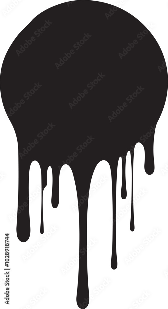 dripping paint, paint splatter silhouette vector art illustration dripping paint, paint splatter silhouette vector art illustration