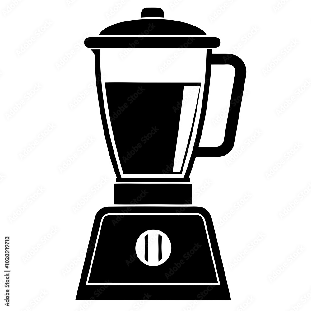 blender vector silhouette vector illustration blender vector silhouette vector illustration