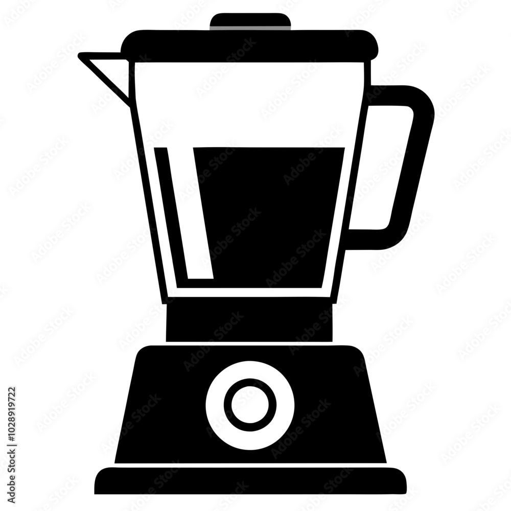 blender vector silhouette vector illustration blender vector silhouette vector illustration