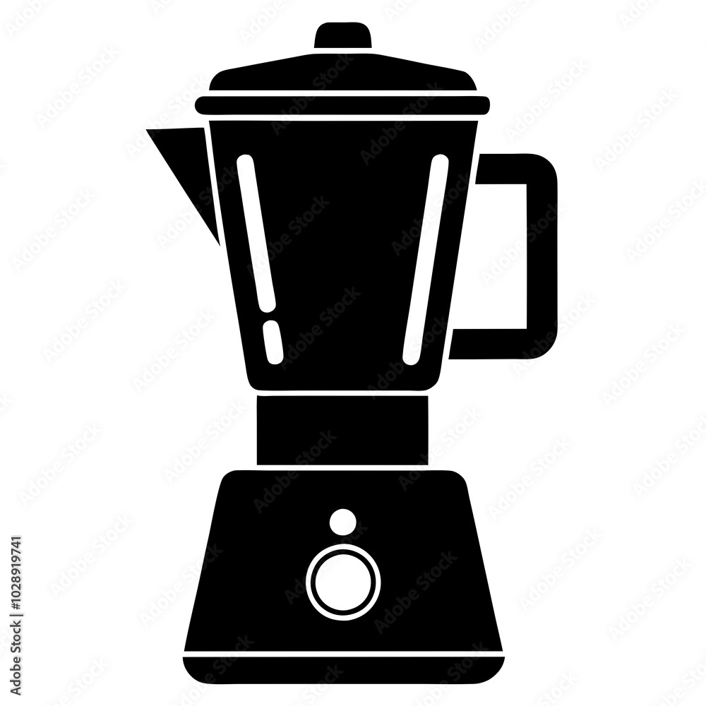 blender vector silhouette vector illustration blender vector silhouette vector illustration