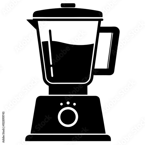 blender vector silhouette vector illustration