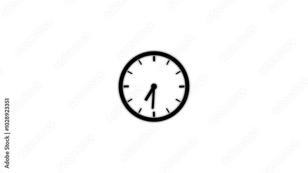 Abstract 24 Hours Clock Icon Day Fast Speed and Clock Timer Rotation 360 UHD Animation. Abstract 24 Hours Clock Icon Day Fast Speed and Clock Timer Rotation 360 UHD Animation.